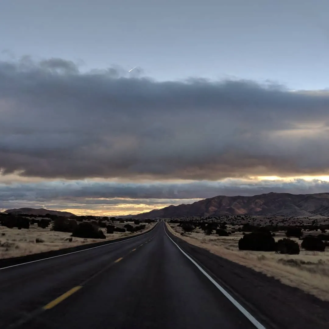 Morning over Magdalena in New Mexico